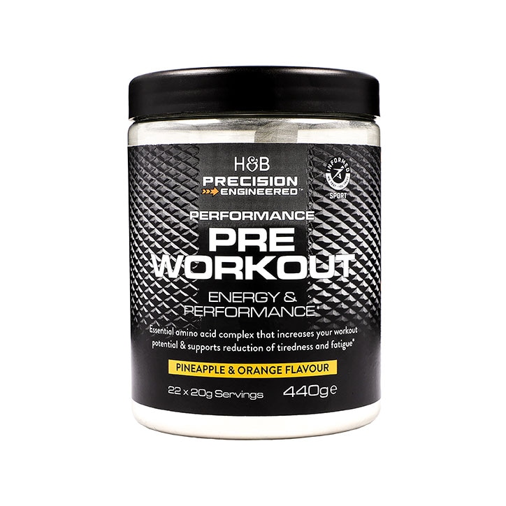 Pre-Workout Συμπλήρωμα Απόδοσης με Γεύση Ανανά & Πορτοκάλι 440g